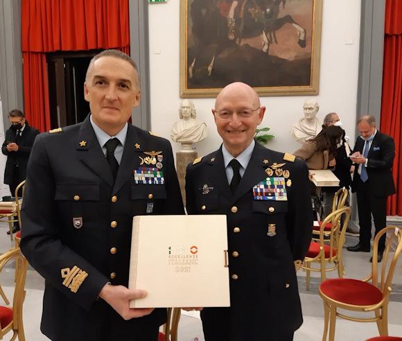 Il Comando Operazioni Aerospaziali premiato tra le 100 Eccellenze